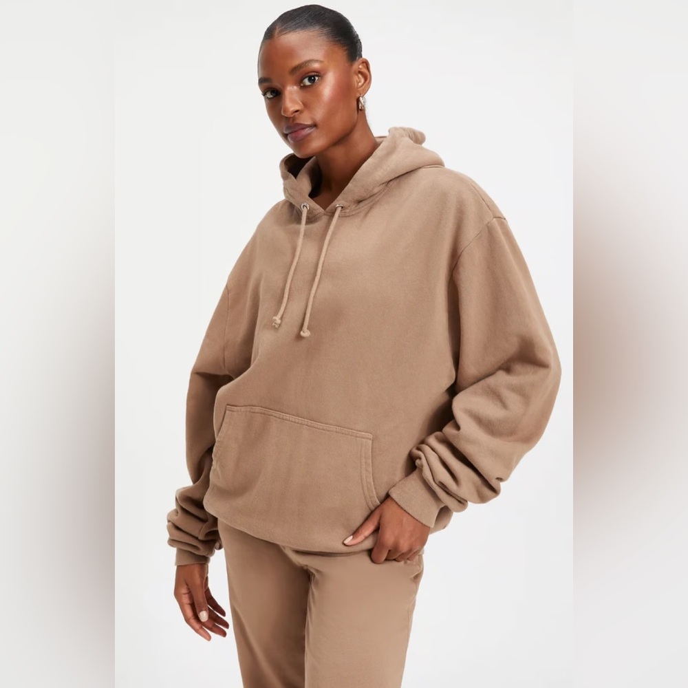 Good American | Tan Hoodie